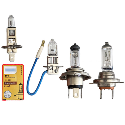 Foton Aumark Truck Model Full Car Floodlight H1 H3 H4 H7 12V 24V Lâmpada de Halogênio Automático