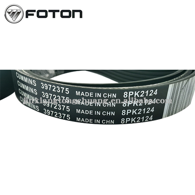 8PK2580 3972375 8PK2124 3972384 8PK2015 3974030 8PK2190 Faixa de embreagem do ventilador para motor diesel ISF3.8