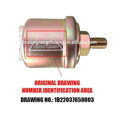 Desenho n.o 1B22037650003 Alarme de óleo de motor Foton Aumark para peças de camiões e táxis