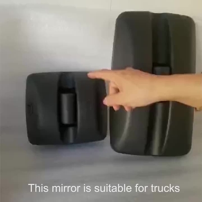 Espelho retrovisor de vidro preto e plástico para caminhão Foton Aumark feito de materiais