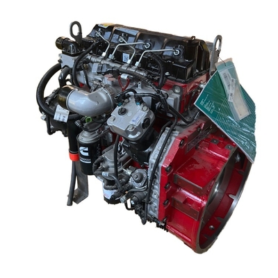 Montagem do motor do carro-caminhão original Foton com motor diesel preto