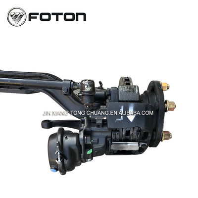 Montagem do eixo frontal de metal preto para Foton Aumark 3.8 Truck e robusto
