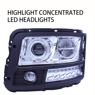 Black Foton Aumark Original Delon F3000 Truck Assembly com 24V LED Fares Assembly