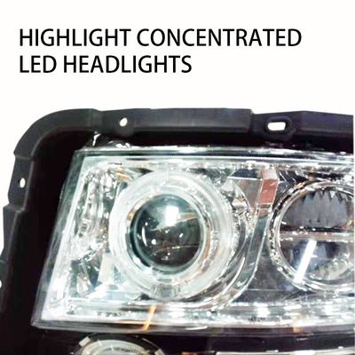Black Foton Aumark Original Delon F3000 Truck Assembly com 24V LED Fares Assembly