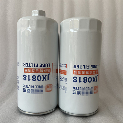 JX0818 OE NO. Fabricação de filtros de óleo para motores de camiões pesados para escavadeiras de empilhadeiras de automóveis 1,5 kg