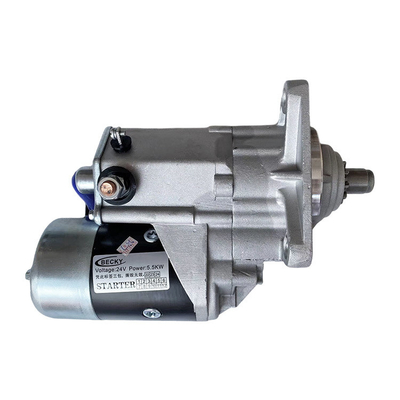 2002-2016 Ano OE NO. 6BG1 Starter 24V 5.5W 11T para peças de escavadeiras elevadoras