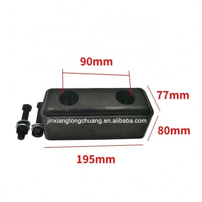 Metal pesado preto Foton Aumark Customization Bumper de borracha para a proteção da porta traseira do caminhão