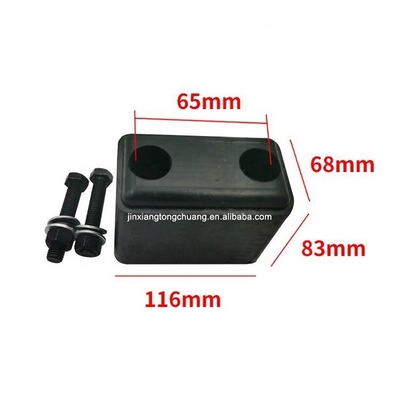 Metal pesado preto Foton Aumark Customization Bumper de borracha para a proteção da porta traseira do caminhão