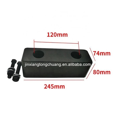 Metal pesado preto Foton Aumark Customization Bumper de borracha para a proteção da porta traseira do caminhão