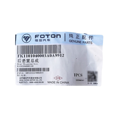 Foton G7 G9 Autocarro de autocarro Suspensão traseira Montar do motor Acessórios