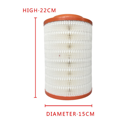 Peças de reposição de automóveis originais Kangling Truck Air Filter 1522 com papel de filtro branco