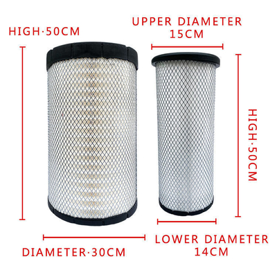 Filtros de ar para motores de automóveis fabricados para Foton 2002-2016 Dongfeng Tianlong K3050 PU3050