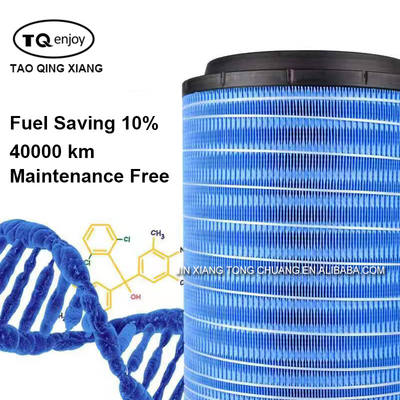 OE NO. PU K2332 Azul Original Foton Aumark Filtro de ar comprimido para automóveis Finamente processado