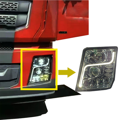 2016 Foton Aumark Original Delon X3000 Peças de carroceria de caminhão pesado com faróis LED de 24 V