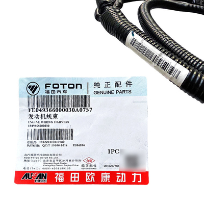 Foton Motor MRT Motor Nozzle Fuel Injector Wiring Harness Plug para caminhões 2002-2016