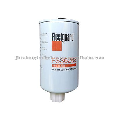 Camião Foton Aumark ISF2.8-FS36268 Filtro de combustível Separador de óleo e água Partes originais do camião