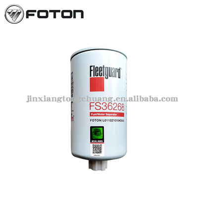 Camião Foton Aumark ISF2.8-FS36268 Filtro de combustível Separador de óleo e água Partes originais do camião