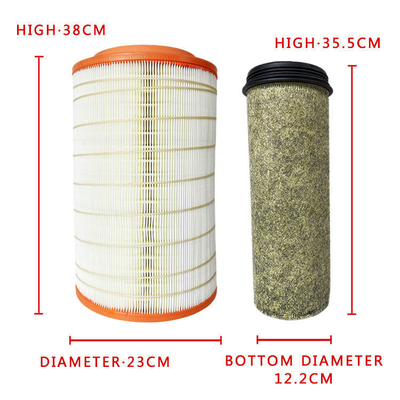 Ruiwo Kl2338pu Motor de caminhão Filtro de ar Es3/160 A solução definitiva para caminhões Foton