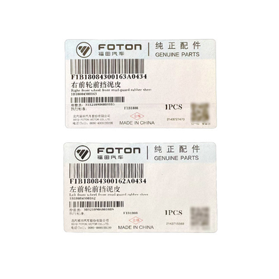 Foton Alpha AUMARK Aoling CTX MRT Rodas dianteiras Lodo pele Fender de borracha protetor contra salpicos