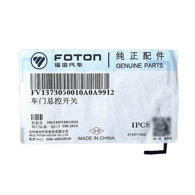 Foton 2002-2016 Peças de Automóvel Original Tuyano Porta Mestre Switch Regulador de Janela Botão