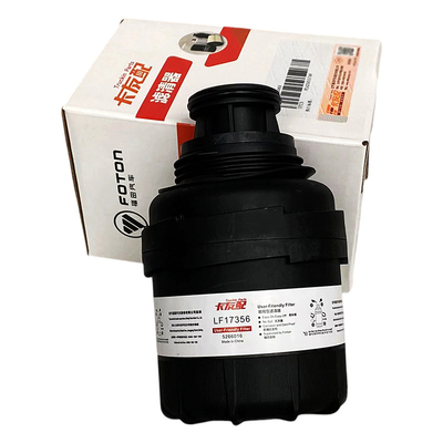 Foton Diesel Engine Parts Filtro de óleo Lf17356 5266016 Filtro de combustível separado de água diesel